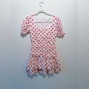 ENDLESS ROSE polka dot dress!